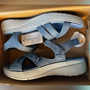 Women's Blue Sandals-NEW